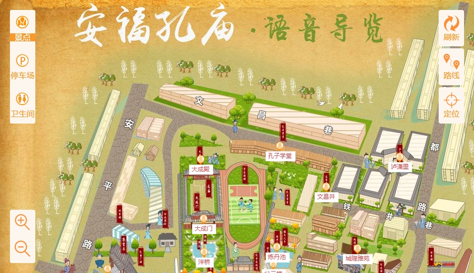 鄱阳手绘地图：智慧景区智能化服务的延伸